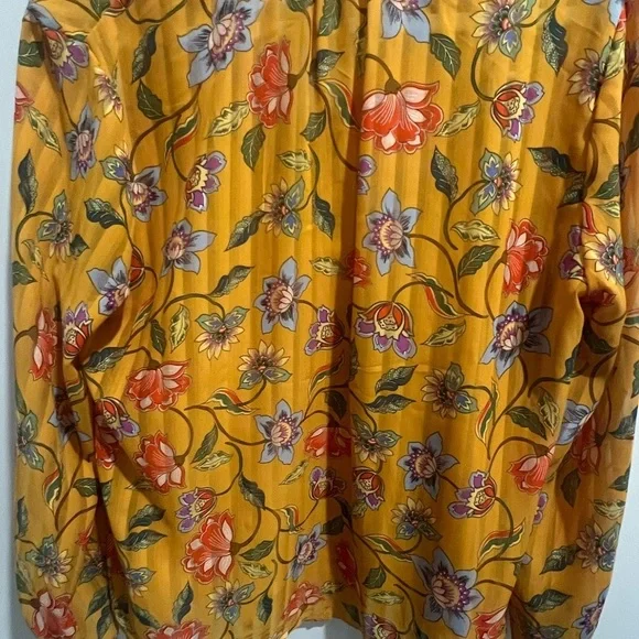 NWT Nanette Lepore Floral Long Sleeve Blouse - Picture 9 of 12